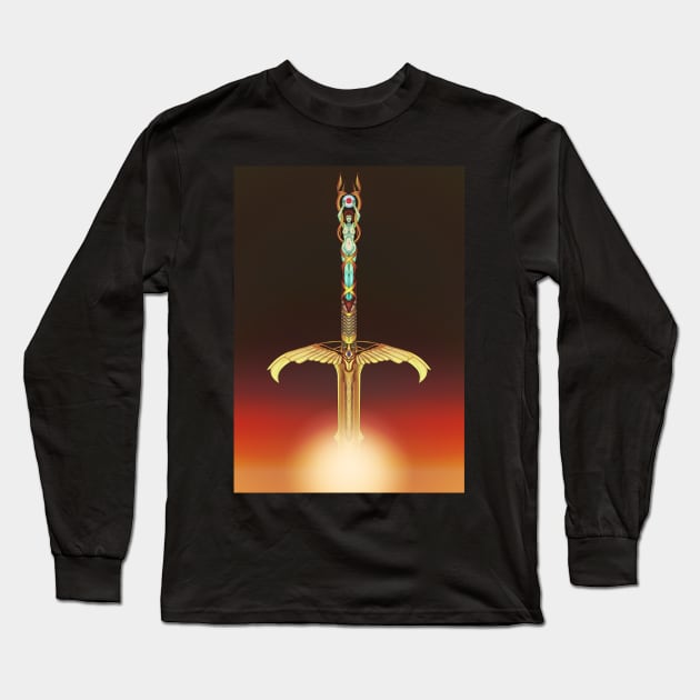 Sword of Lilith Bound Long Sleeve T-Shirt by LilinsLair